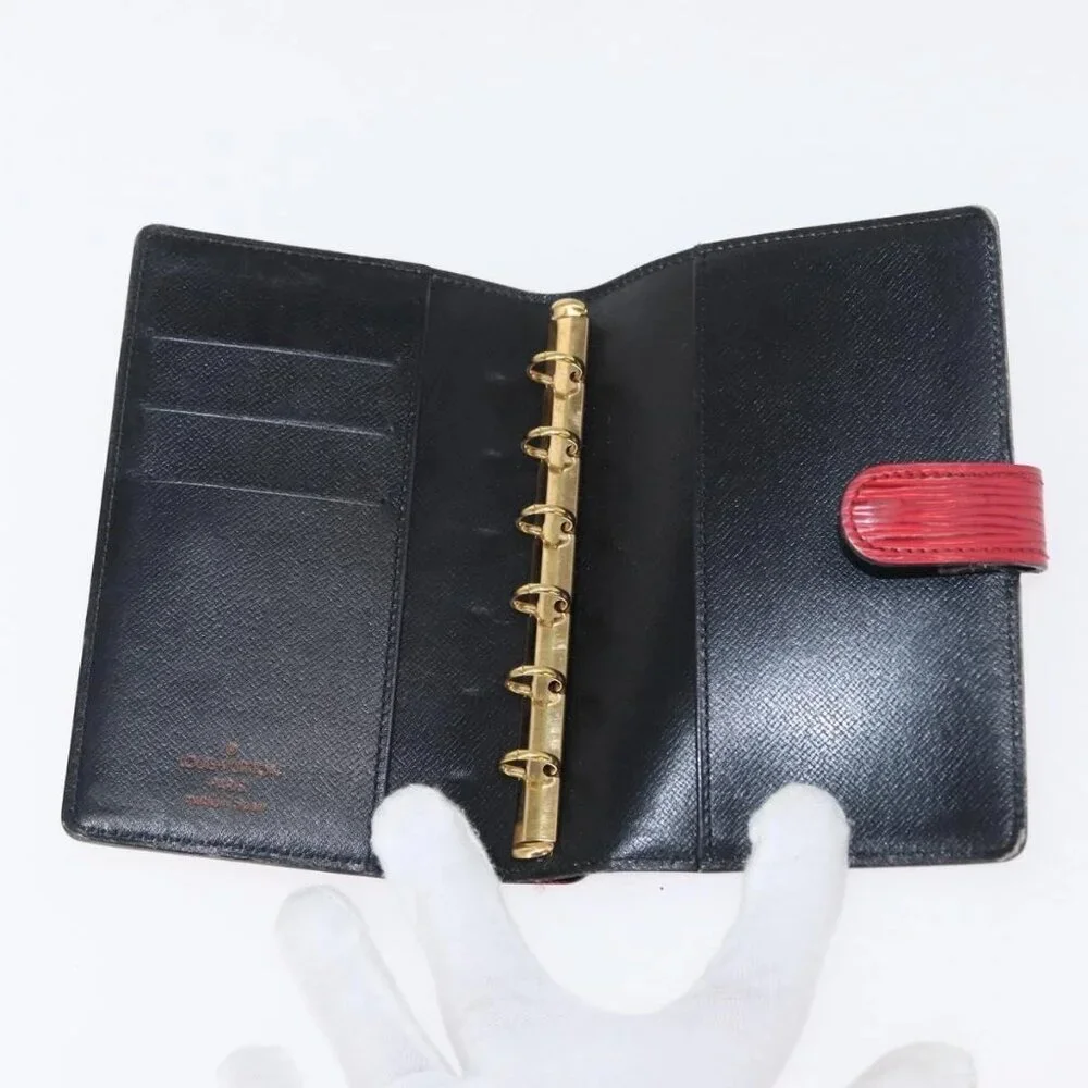 LOUIS VUITTON Epi Agenda PM Day Planner Cover Red